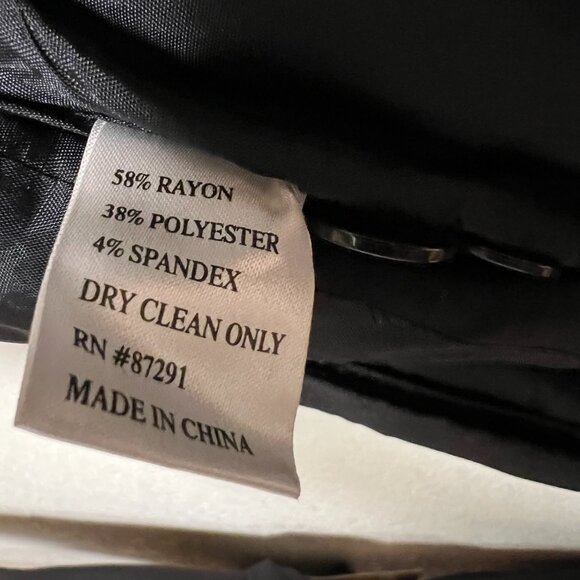 Johnny Was Black Duster Jacket Trench Coat Women Size S - Picture 10 of 15